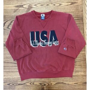 Vintage 90s Champion USA Olympic Stitched Crewneck Sweatshirt Size Large‎